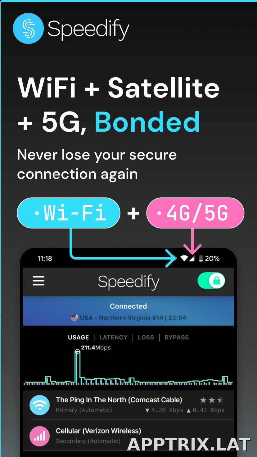 Speedify скриншот 1