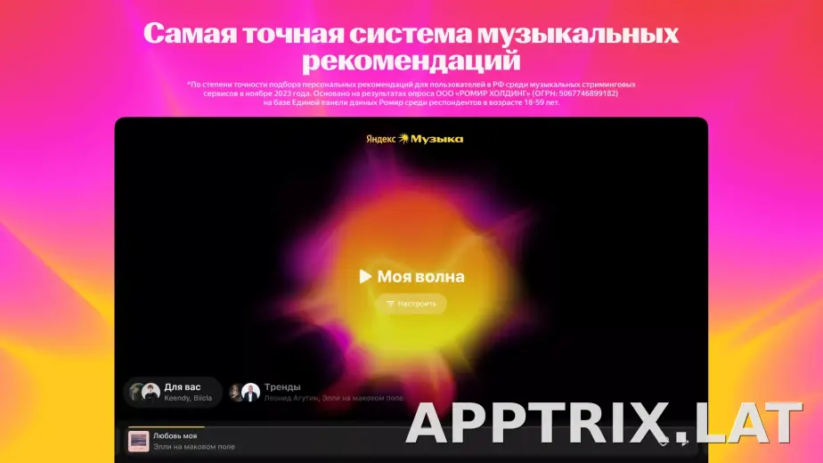 Яндекс Музыка скриншот 1